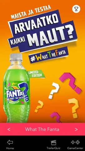 Fanta What The Fanta: start screen